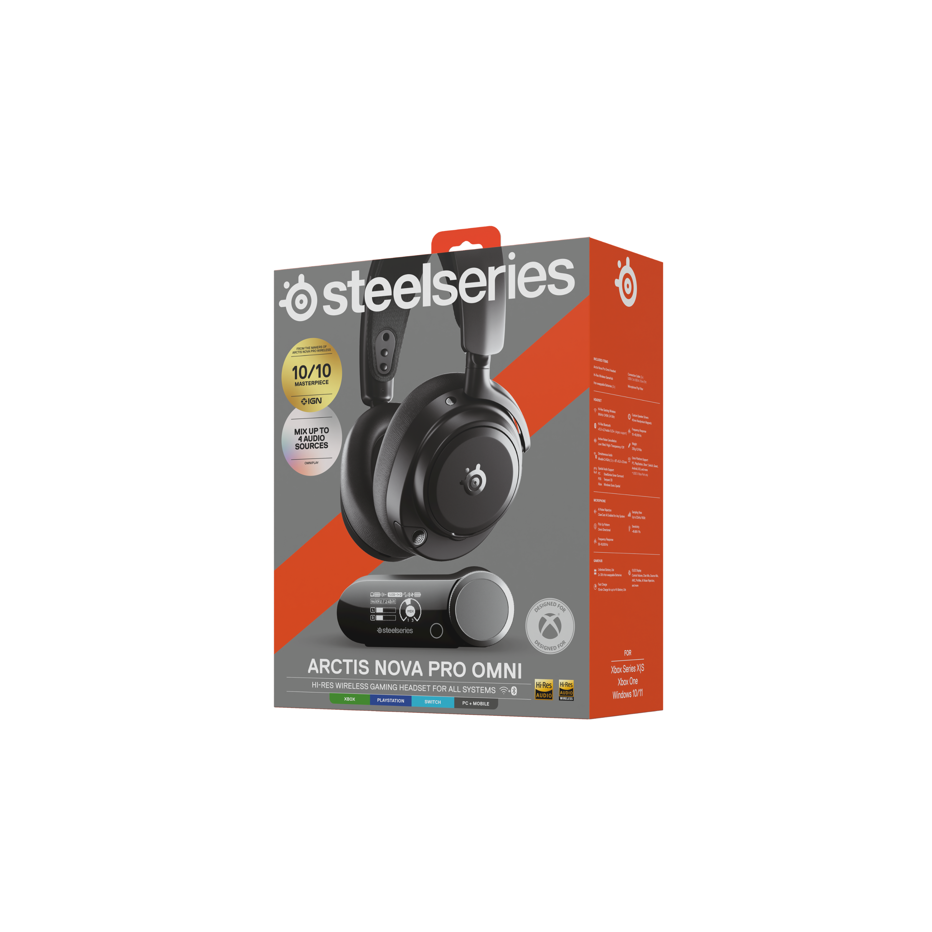 SteelSeries Arctis Nova Pro Omni 2.4 GHz Wireless Over The Ear