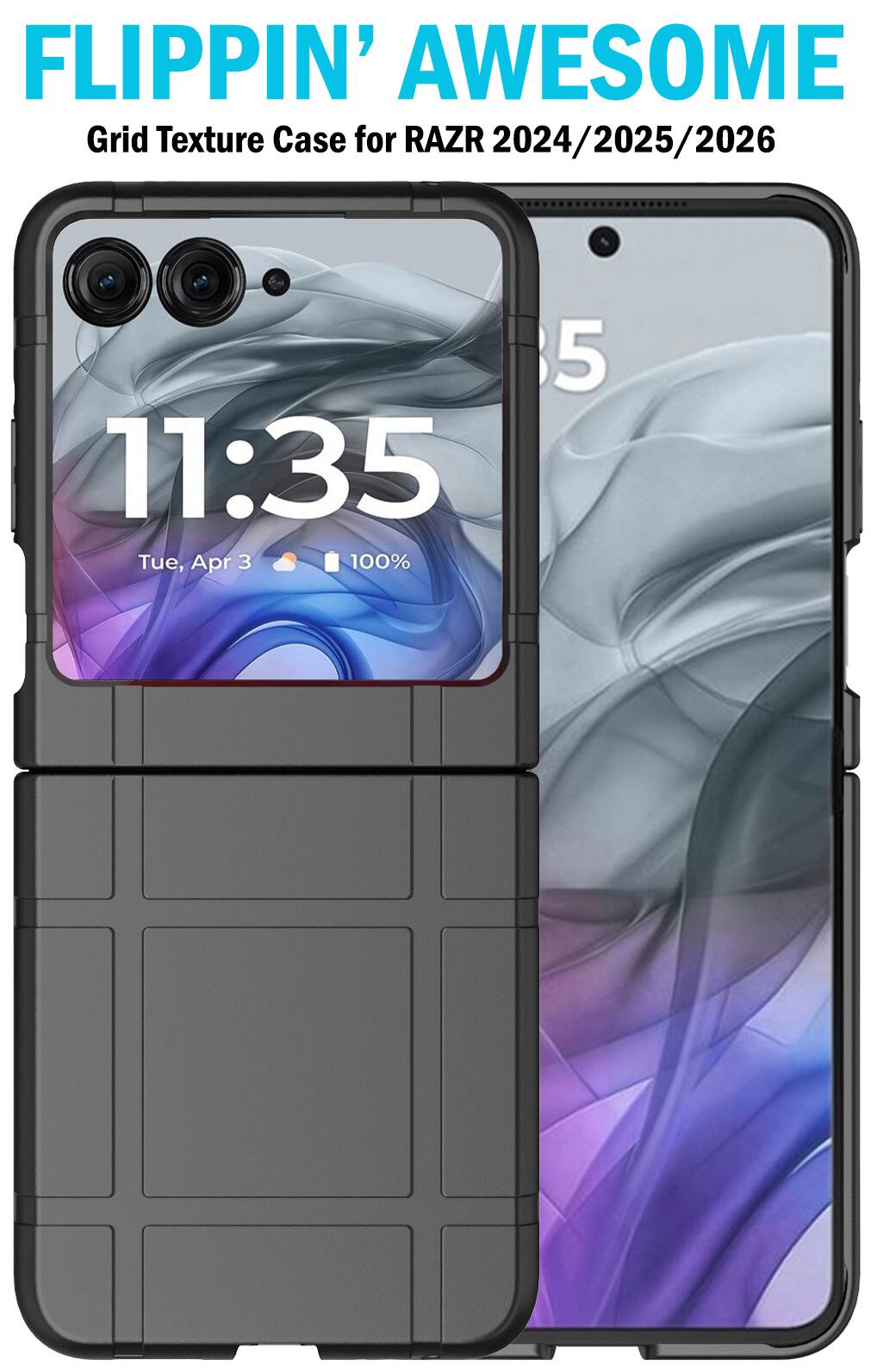FLIPPIN' AWESOME Grid Texture Case for RAZR 2024/2025/2026

11:35 Tue, Apr 3 100%