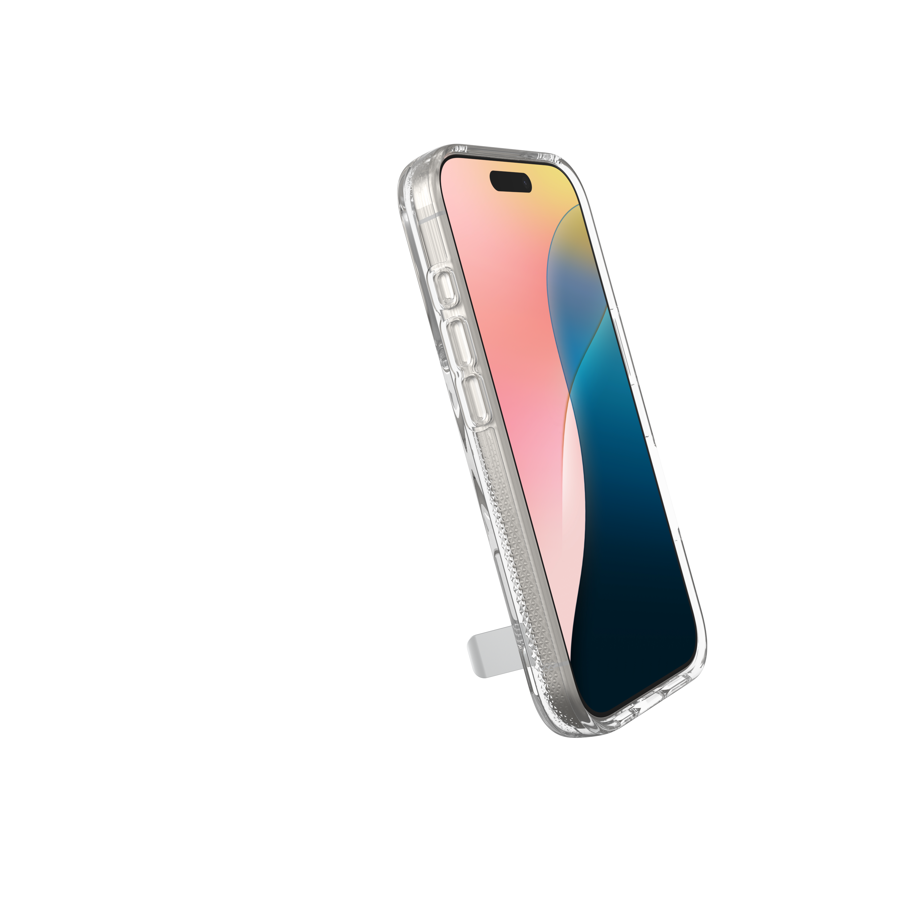 Alt View 3. ZAGG - Crystal Palace Snap MagSafe Compatible Case w/ Kickstand for Apple iPhone 16 Pro - Clear.