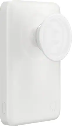 Front. PopSockets - MagSafe PowerPack - White.