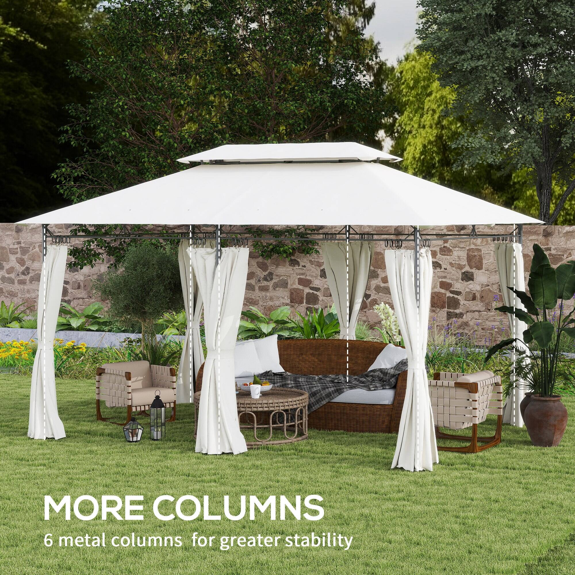 MORE COLUMNS
6 metal columns for greater stability