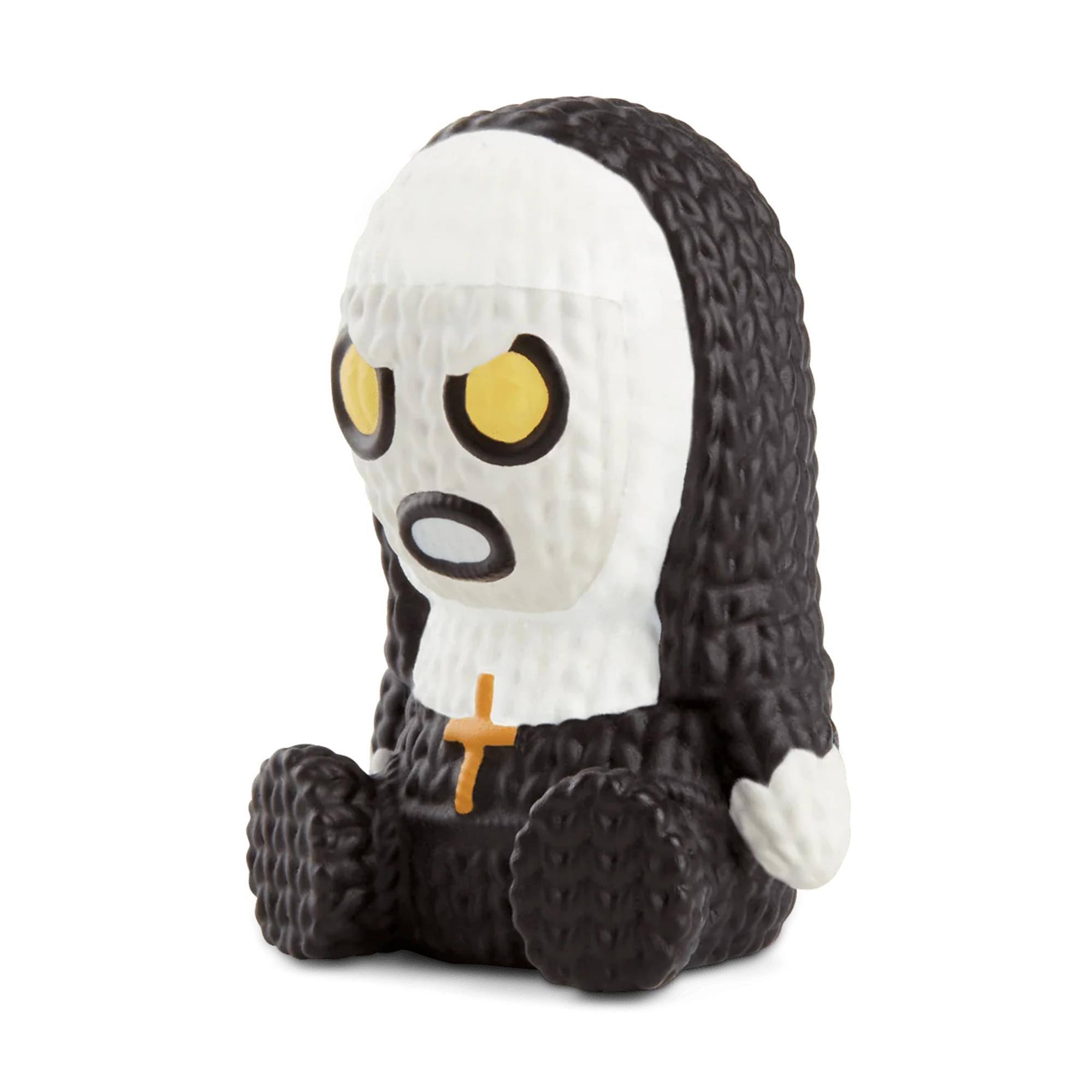 Alt View 10. Bensussen Deutsch & Associates - The Nun Handmade By Robots #030 GITD Micro Vinyl Figure - White.
