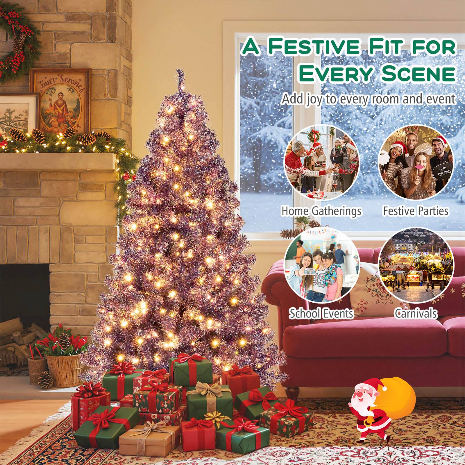 A Festive Fit for Every Scene  
Add joy to every room and event  

Home Gatherings  
Festive Parties  
School Events  
Carnivals