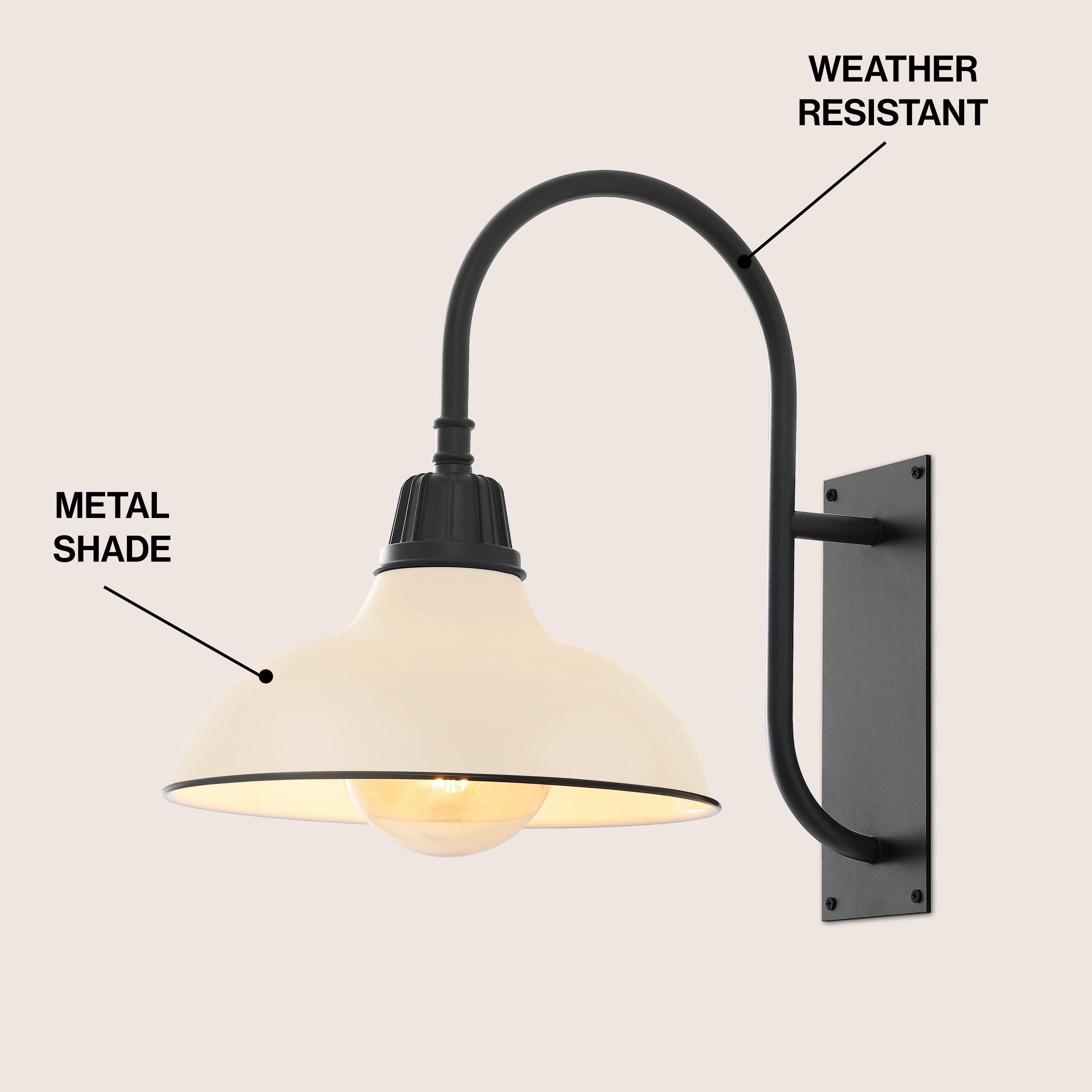 WEATHER RESISTANT METAL SHADE