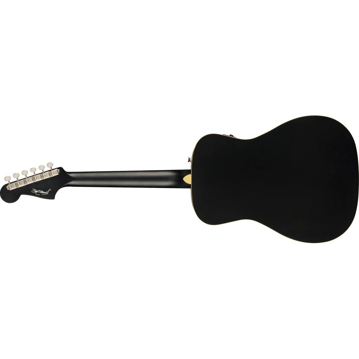 Alt View 2. Fender - Fender Joe Strummer Campfire Electric Guitar, Walnut Fingerboard, Matte Black.
