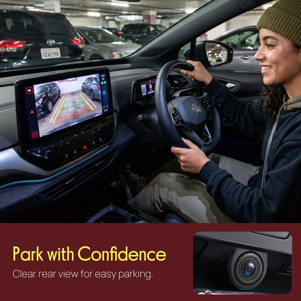 Park with Confidence  
Clear rear view for easy parking.