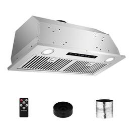 Aobosi - 30 inches - Externally Vented - Wall Range Hood - Silver