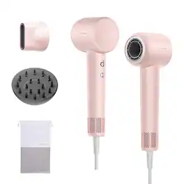 Dreame - Gleam Hair Dryer for Women – Powerful Fast Drying, Lightweight, 200M Negative Ions for Frizz-Free Shine, Low Noise - Pink