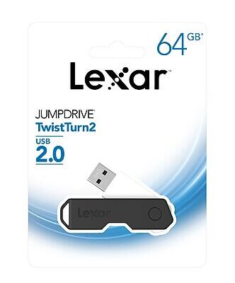 Lexar  
JUMPDRIVE TwistTurn2  
USB 2.0  
64GB