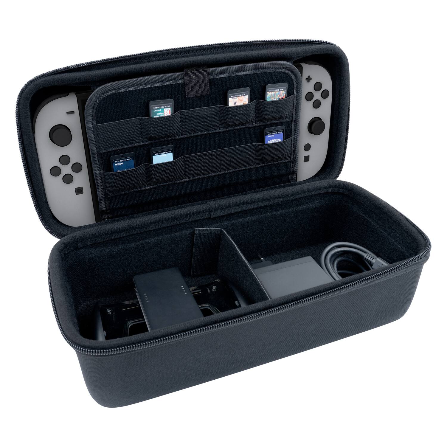 Angle. Nacon - Protection Case XL for Nintendo Switch 2 and Accessories - Black.