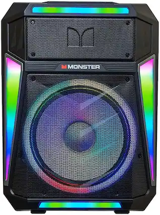 Front. Monster - Z6 All-in-One PA Bluetooth Speaker System.