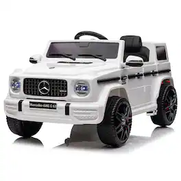 Jojoka - Electric Car for Kids 12v Licensed Mercedes-Benz g63 Ride on Car with Remote Control, LED Lights, MP3 Player