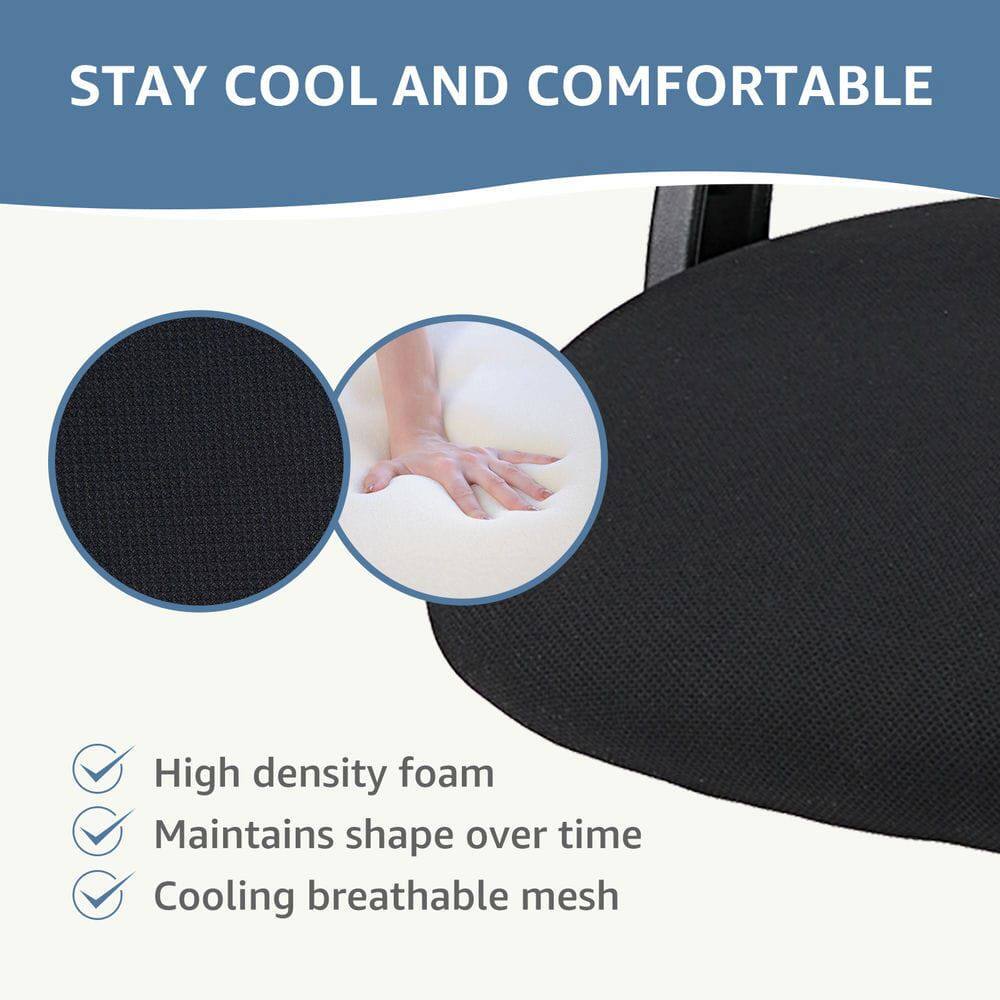 STAY COOL AND COMFORTABLE

- High density foam
- Maintains shape over time
- Cooling breathable mesh