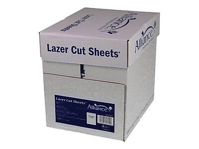 Alliance Lazer Cut Sheets  
Alliance Lazer Cut Sheets