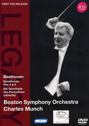 Symphonies 4 & 5 / Die Geschopfe Des Prometheus  - DVD