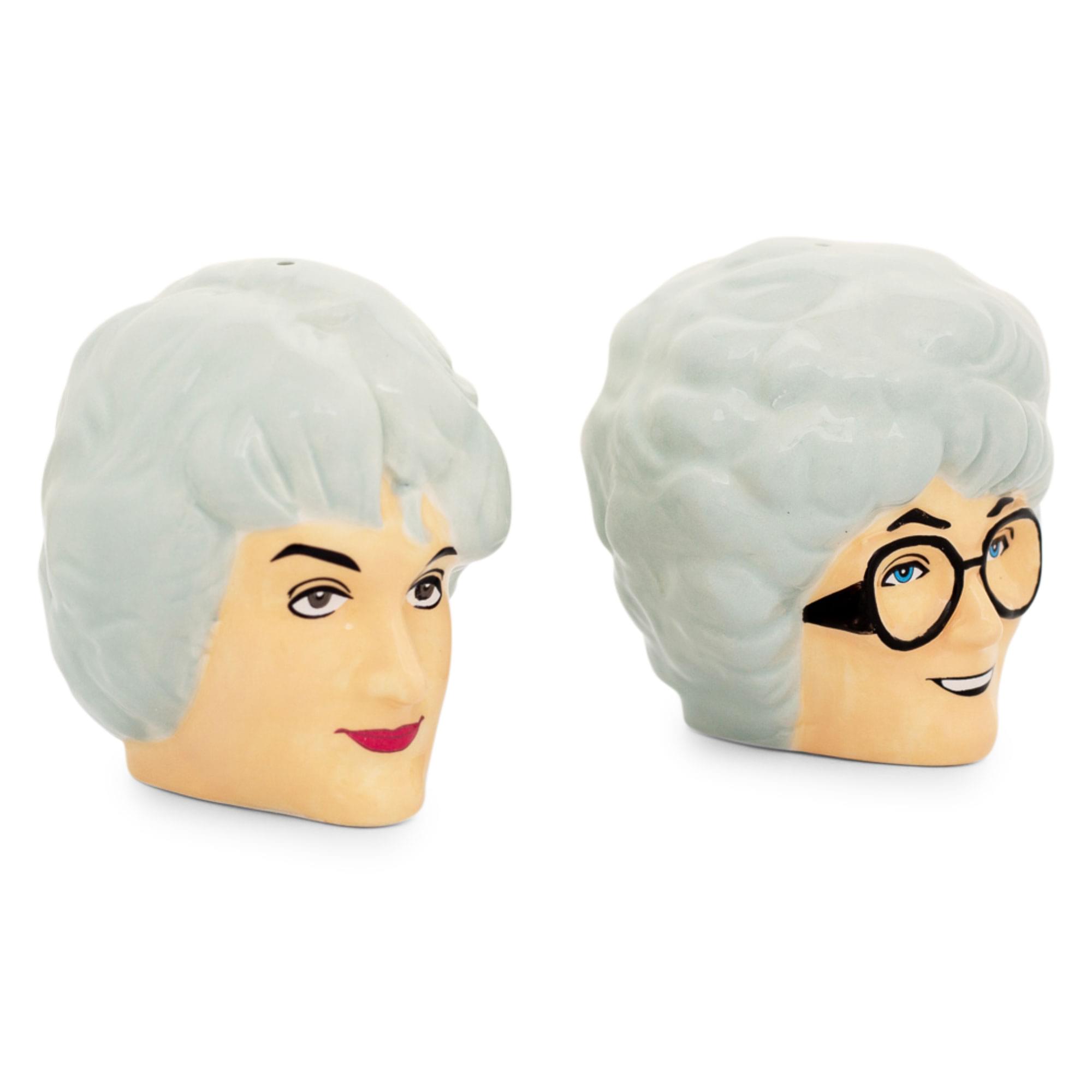 Alt View 1. Silver Buffalo - The Golden Girls Sophia and Dorothy Ceramic Salt and Pepper Shakers | Set of 2 - White.