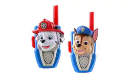 eKids - Paw Patrol Chase Marshall Walkie Talkies for Kids, Two Way Radios for Indoor or Outdoor Games - Multicolor
