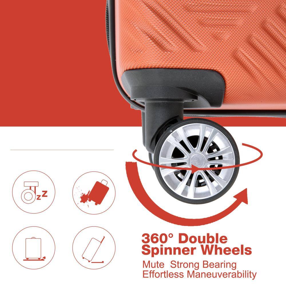 360° Double Spinner Wheels  
Mute Strong Bearing  
Effortless Maneuverability