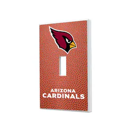Keyscaper - Arizona Cardinals Football Design Single Toggle Light Switch Plate - Multicolor