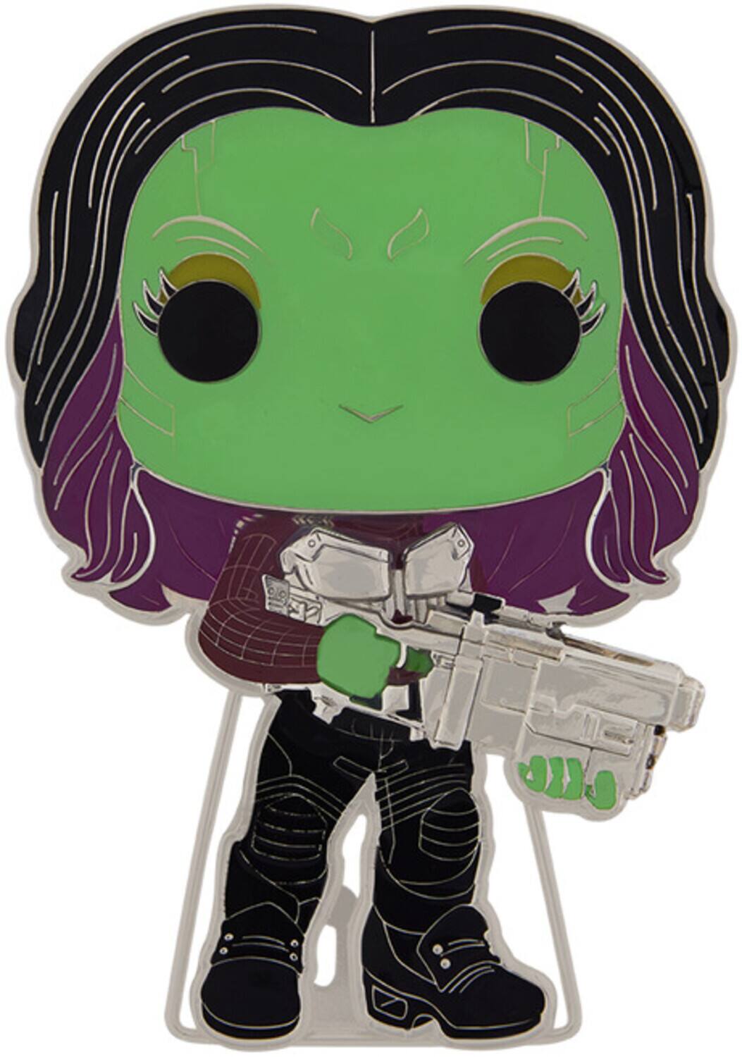Alt View 1. Funko - FUNKO POP! PINS MARVEL INFINITY SAGA: GAMORA (Styles May Vary)   - APPAREL - Multicolor.