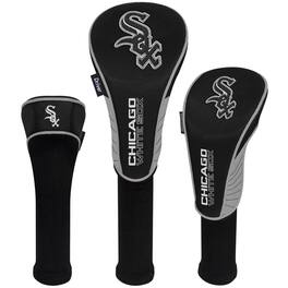 Team Effort - Chicago White Sox Driver Fairway Hybrid Set of Three Headcovers - Multicolor