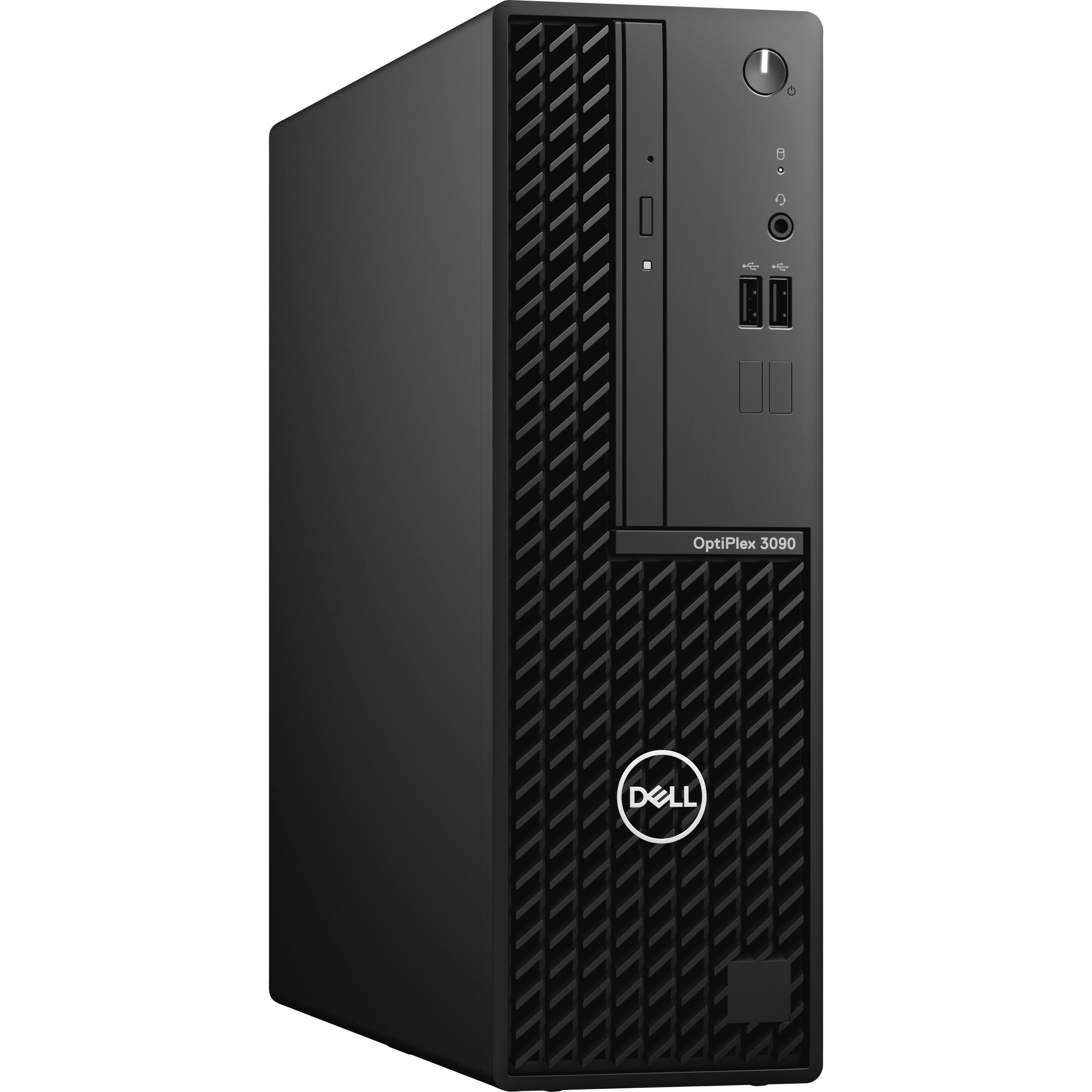 Front. Dell - OptiPlex 3000 Desktop - Intel i5-10505 - 16 GB Memory - 256 GB SSD - Black.
