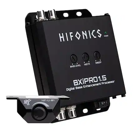 HIFONICS
POWER
BXIPRO1.5
Digital Bass Enhancement Processor
PASS LEVEL
WIDTH
SWEEP
HF-U-01