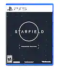 PS5 STARFIELD PREMIUM EDITION MATURE 17+ M ESRB internet Required Includes PSN voucher code* for PREMIUM EDITION CONTENT "Bethesda
