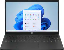 HP - 15-fc0047nr 15.6" AMD Athlon Gold 7220U 2.4 GHz 8GB RAM 256GB SSD AMD Radeon Graphics Windows 11 Home Laptop - Black