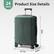 24 inch
Product Size Details
25in
15.7in
9.8in