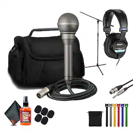 Sony - F-115B Weather-Resistant Handheld Microphone – For Outdoor Events/Performances | More