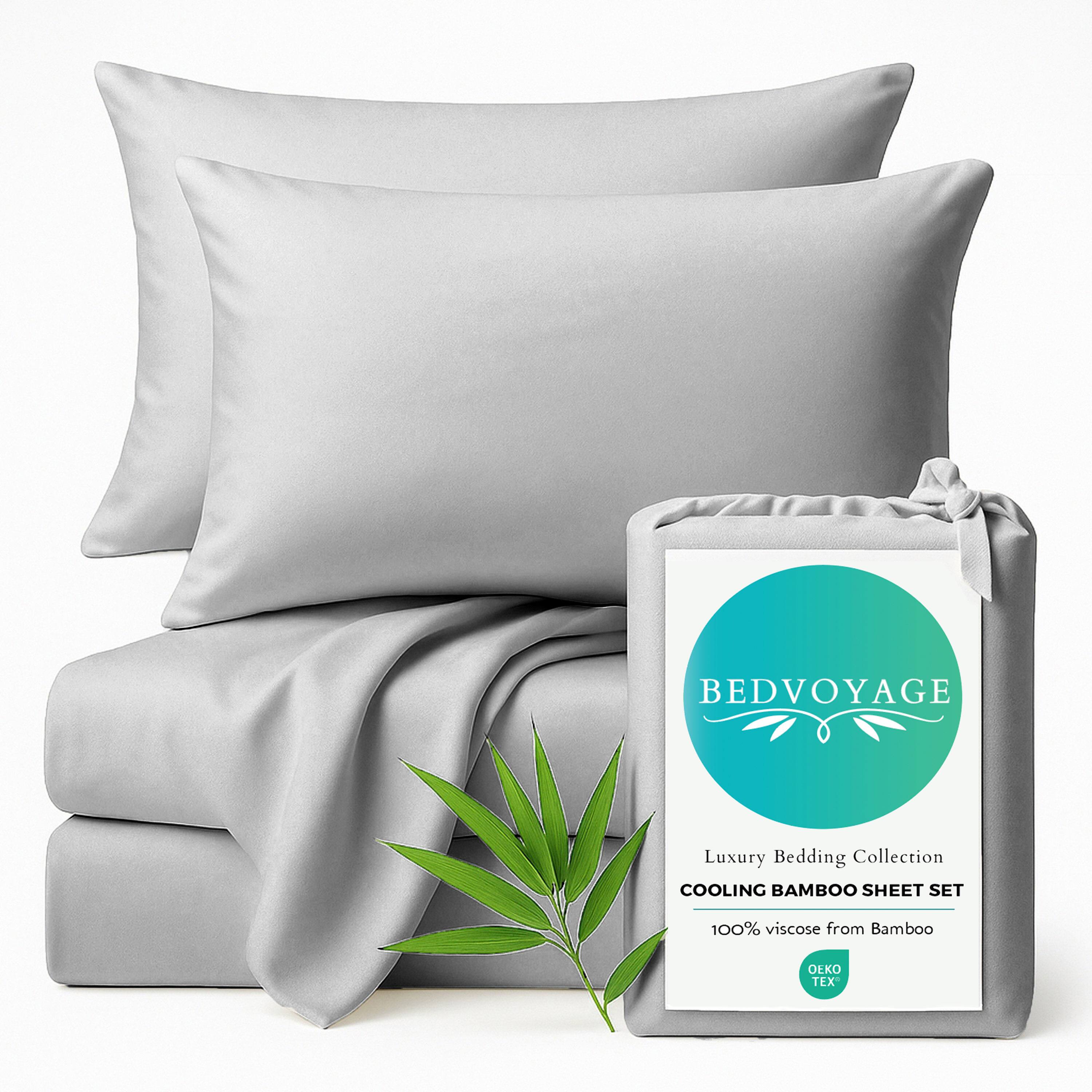 BEDVOYAGE  
Luxury Bedding Collection  
COOLING BAMBOO SHEET SET  
100% viscose from Bamboo  
OEKO TEX