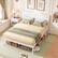 Alt View 1. Gymax - Gymax Full Size Bed Frame Farmhouse Wooden Platform Bed w/Headboard Under-Bed Storage - White.