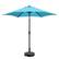 Front. Ainfox - Ainfox 9ft Patio Umbrella With Round umbrella base - Red.