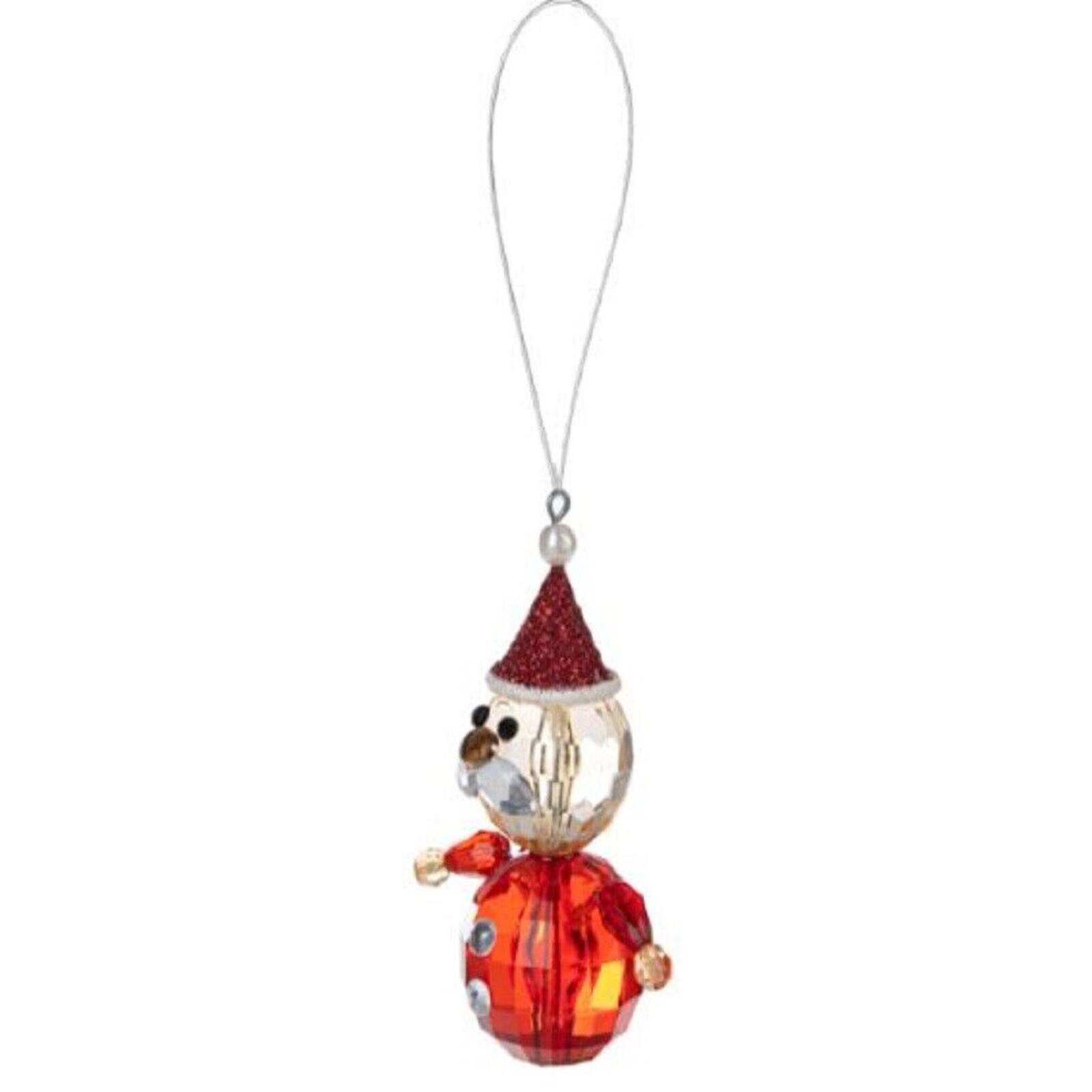 Angle. Ganz - Ganz Santa Claus Acrylic Christmas Tree Ornament 3 Inch Multicolor - Red.