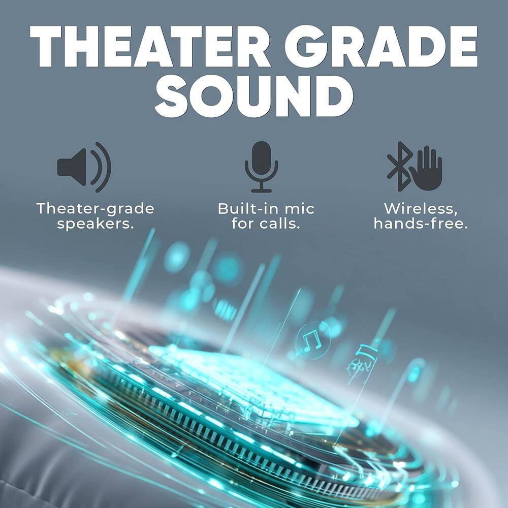 MOSZAR LLC - Bluetooth Neck Pillow with Hood and Wireless Speaker for Travel and Sleeping – Pink