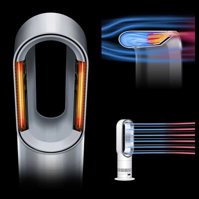 Dyson Hot+Cool HF1 Rapid React All Season Heater Fan White/Silver Dyson Hot+Cool HF1 Rapid React All Season Heater Fan White/Silver