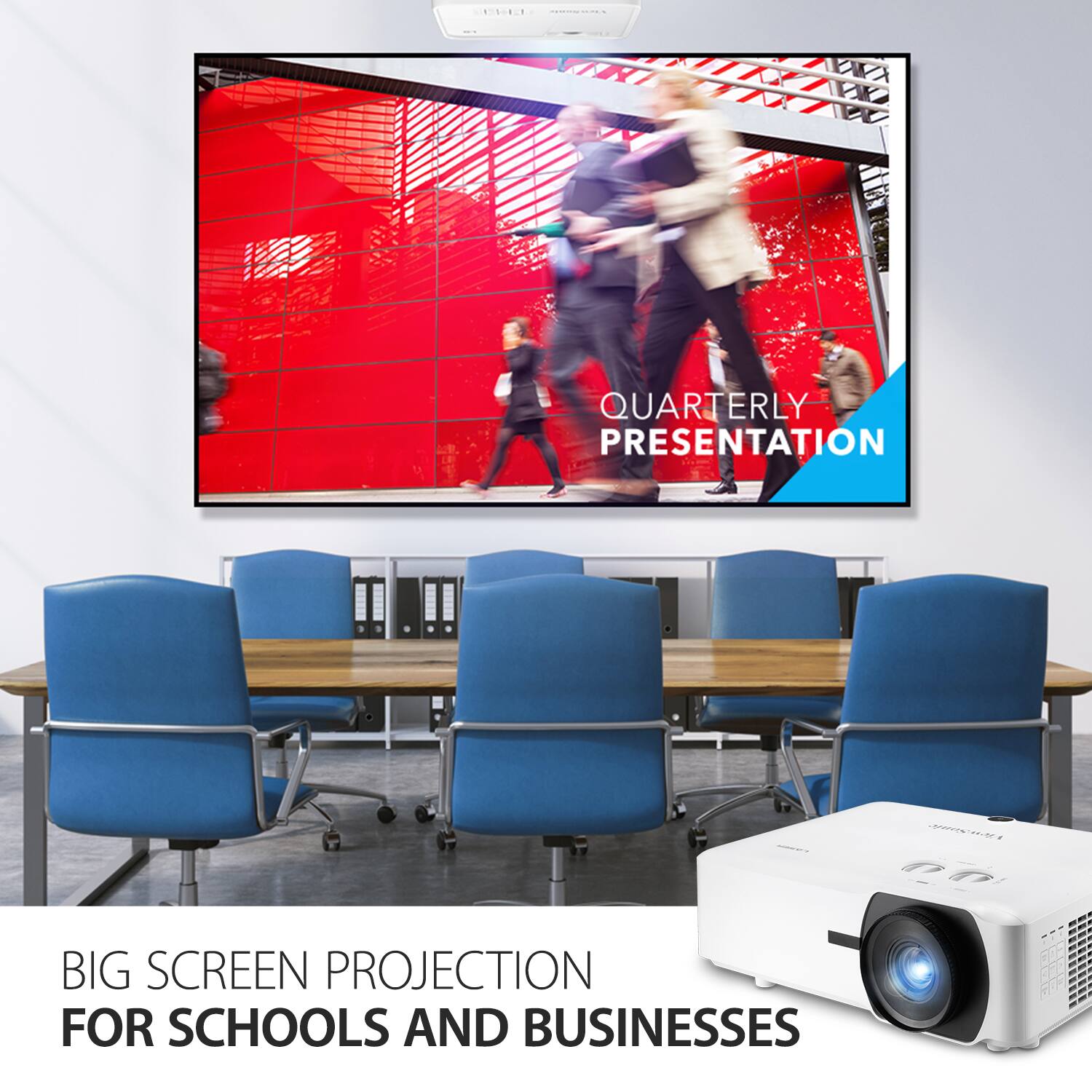 QUARTERLY PRESENTATION

BIG SCREEN PROJECTION FOR SCHOOLS AND BUSINESSES