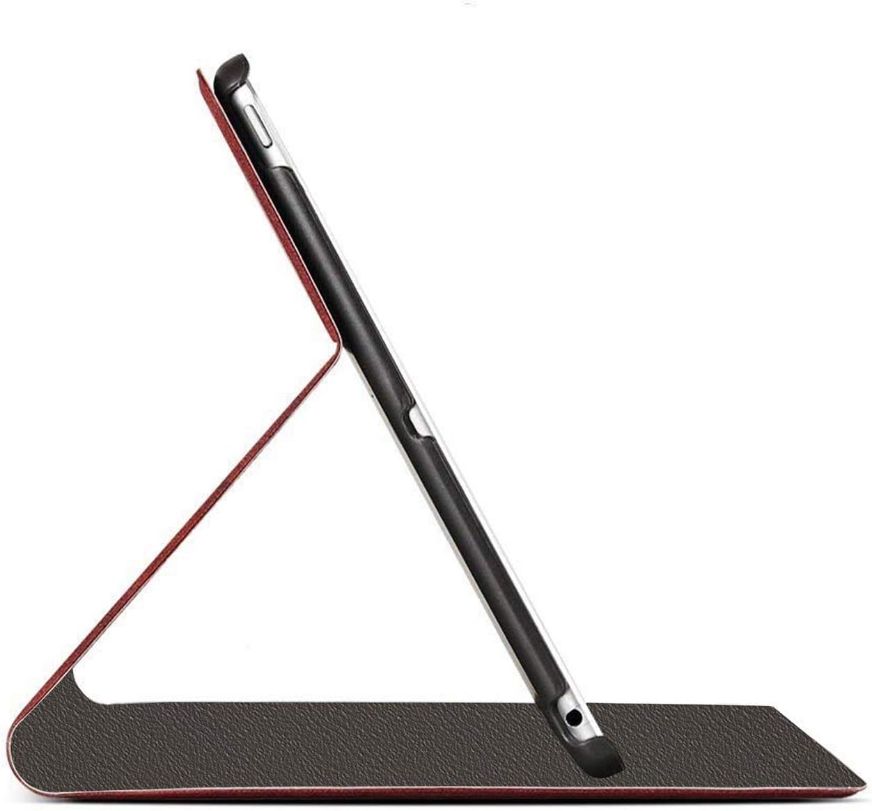 Alt View 2. DuraSafe Cases - iPad Pro 11" 2nd Gen 2020 Deer Print Smart Folio with Auto Sleep/Wake A2228 A2068 A2230 A2231 A2377 A2459 A2301 A2460 - Wine.