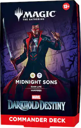 Wizards of The Coast - Magic: The Gathering Marvel: Darkhold Destiny Commander Deck - Midnight Sons