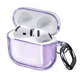 Vena - For Apple Airpods 4 Case Cover, Airpods Case 4 TPU Airpod Case 4th Generation Supports Wireless Charging - Purple