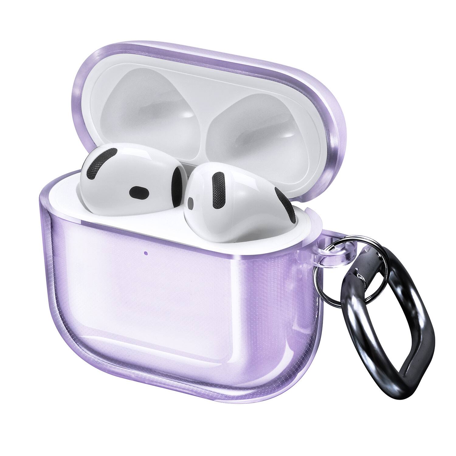 Angle. Vena - For Apple Airpods 4 Case Cover, Airpods Case 4 TPU Airpod Case 4th Generation Supports Wireless Charging, Purple - Purple.