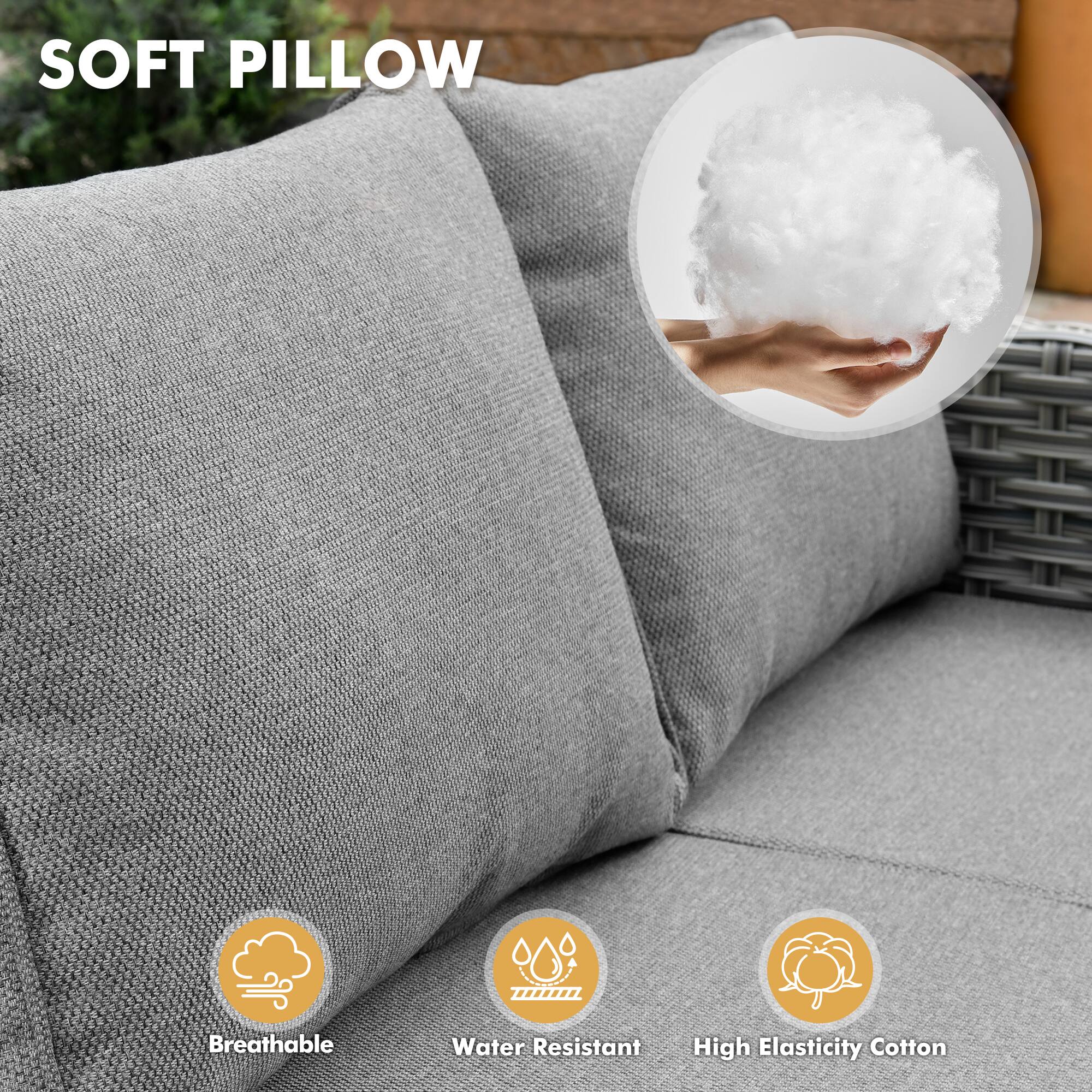 SOFT PILLOW

- Breathable
- Water Resistant
- High Elasticity Cotton