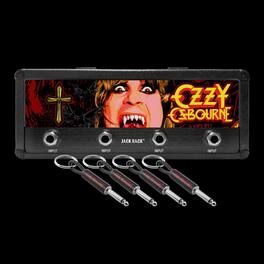 PopMarket - Ozzy Osbourne - Pluginz - Ozzy Osbourne Batshit Logo Jack Rack - Includes 4 Ozzy Guitar Plug - NOVELTIES - Multicolor