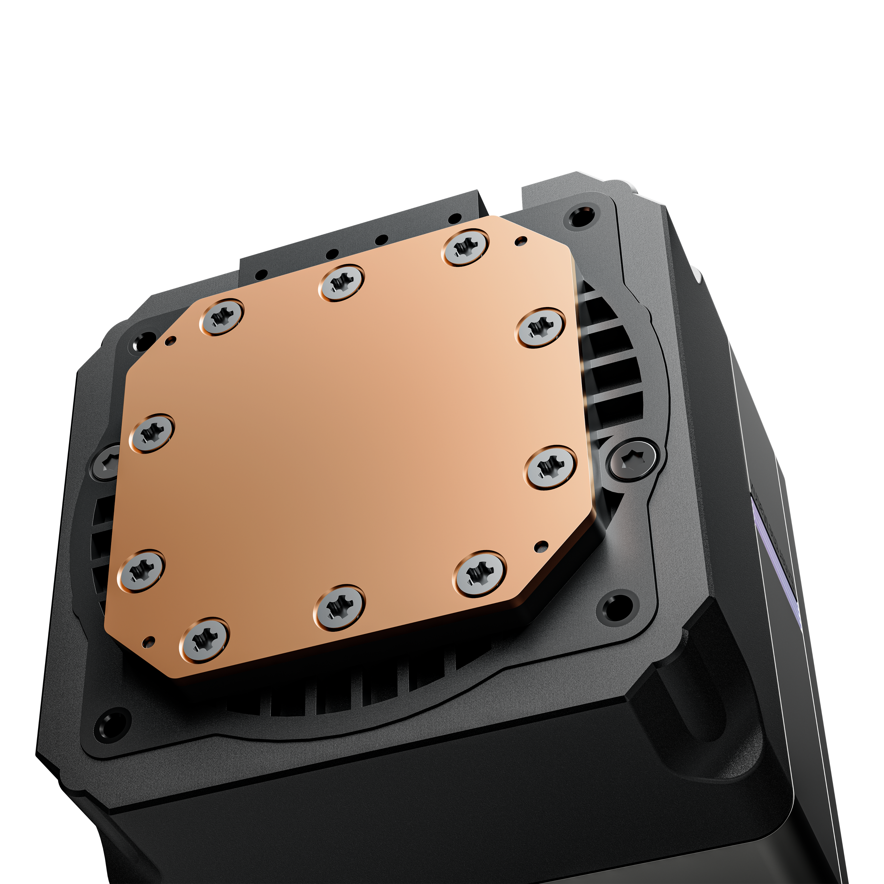 Left. Sudokoo - Nexaura 360 360mm Silent AIO Liquid CPU Cooler - Black.