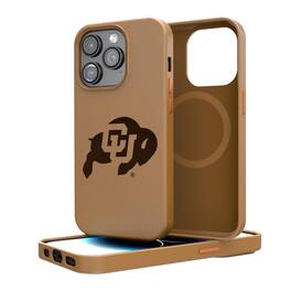 Keyscaper - NCAA - Colorado Buffaloes iPhone Magnetic Bump Case - 14 - Brown