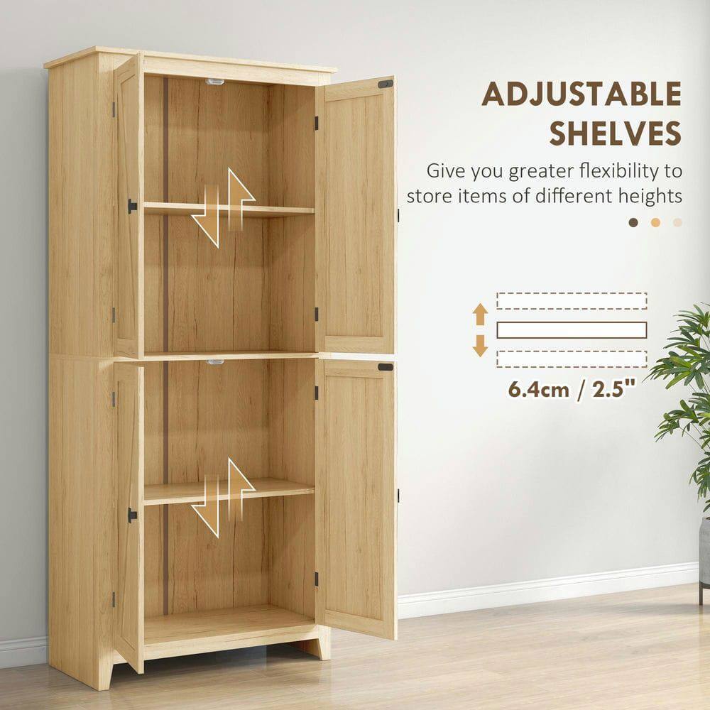 ADJUSTABLE SHELVES  
Give you greater flexibility to store items of different heights  

6.4cm / 2.5"