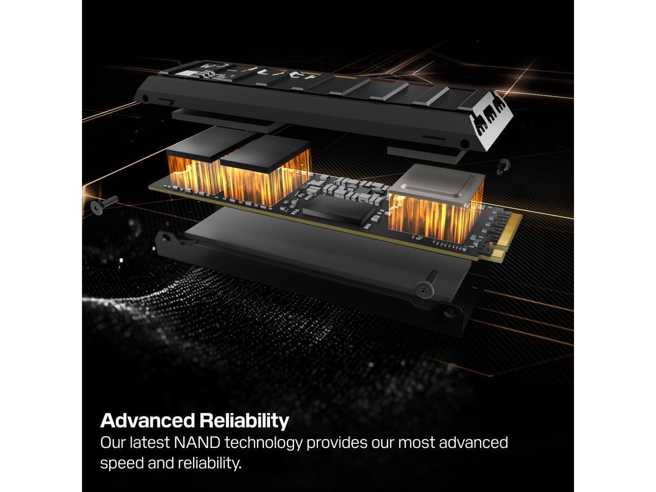 SanDisk WD_BLACK SN8100 NVMe SSD 1TB, M.2 2280 PCIe 5.0 x4 with