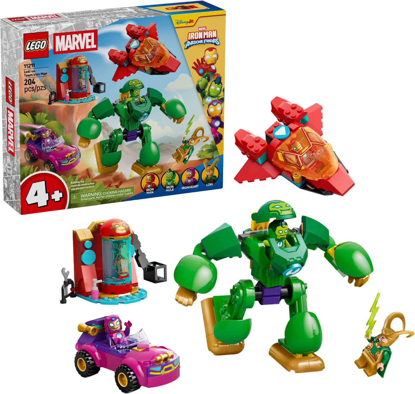 Lego | | Marvel Iron Man and His Awesome Friends Loki vs Team Iron Man 11211 | Best Buy