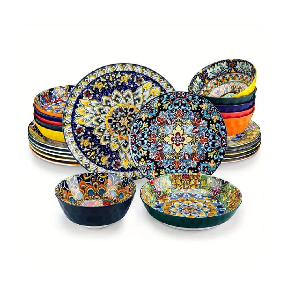 Pacoar Cade - Bohemian Chic Dinnerware Set - Multicolor